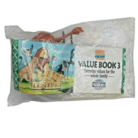 Disney Lion King Timon Pumbaa 1994 Burger King Kids Club Toy Vintage Collectible - Picture 3 of 11